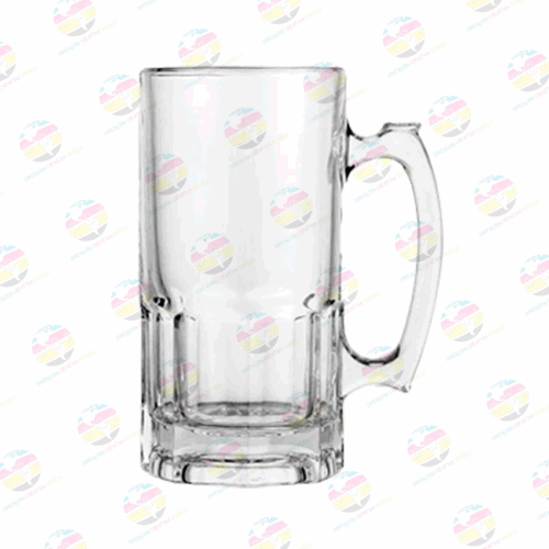 Tarro cervecero transparente de 16 oz