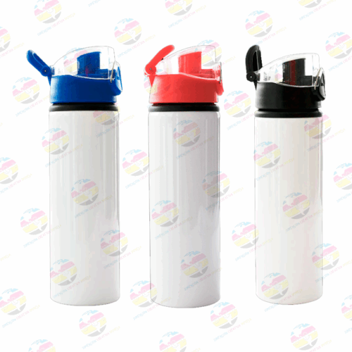 Botella de aluminio con tapa de presión de 750 ml