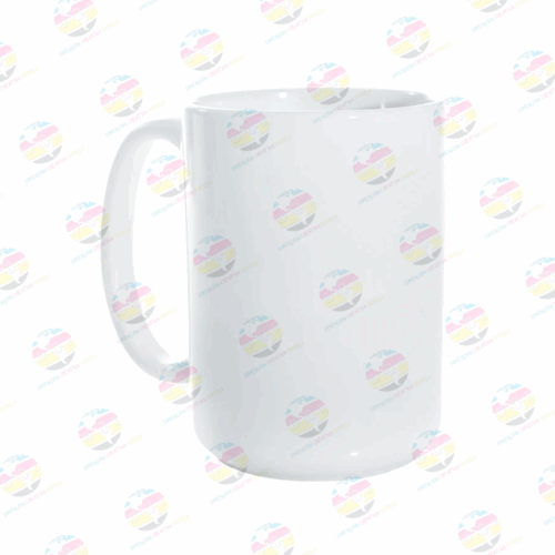 Taza blanca de 15 oz