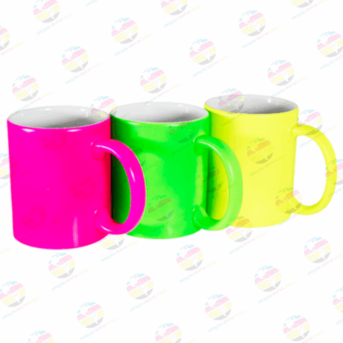 Taza de neón de 11 oz