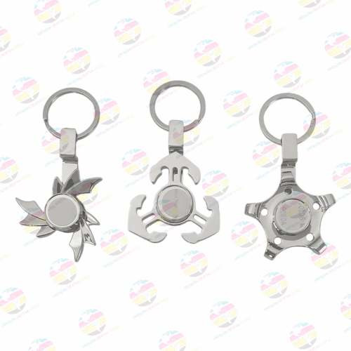 Llavero metálico spinner