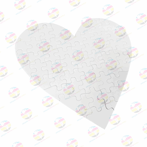 Rompecabezas con forma de corazón