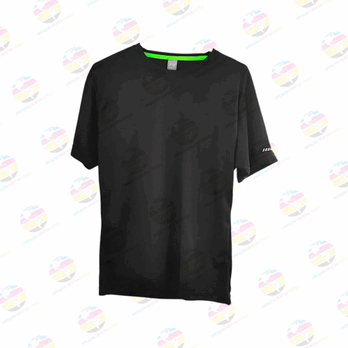 Playera deportiva color negro
