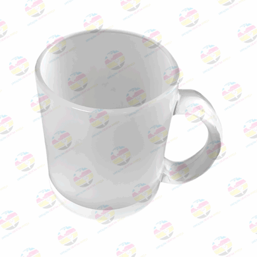 Taza de vidrio glaseada de 11 oz